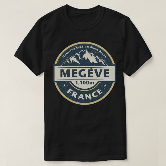 Megeve France T-shirt (Design voorkant)