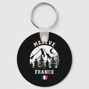 Megève Frankrijk Alpen Skigebied Alpineskiën Frans Sleutelhanger
