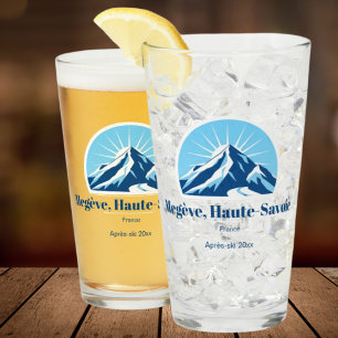Megève Haute-Savoie Frankrijk skioord bier Glas