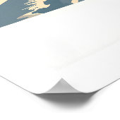 Megève Ski Print - Frankrijk 1 (Hoek)