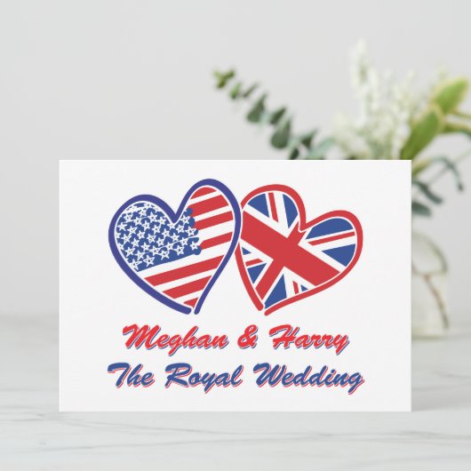 Meghan en Harry Kaart (Staand voorkant)