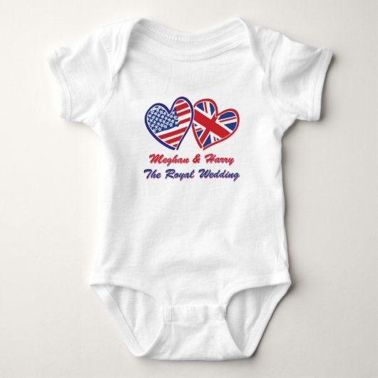 Meghan en Harry The Royal Wedding Romper (Voorkant)