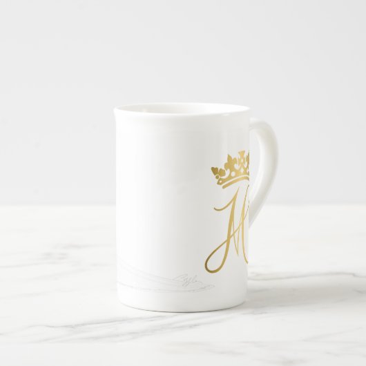 Meghan Markle Royal Wedding Dress Bone China Mok (Voorkant rechts)