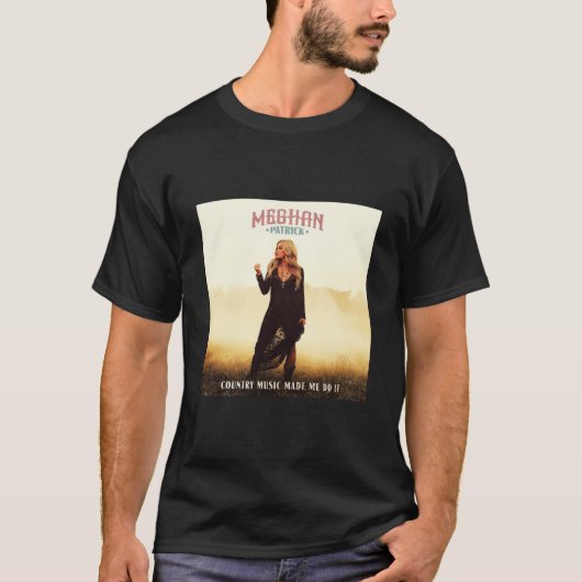 MEGHAN PATRICK LAND MUSIC MADE MI DOE HET T-SHIRT (Voorkant)