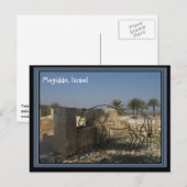Megiddo Israel Briefkaart (Voorkant / Achterkant)