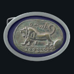 Megiddo Seal Gesp<br><div class="desc">Met een digitale uitlevering van de Megiddo Seal, ook wel bekend als de Seal of Jeroboam of Shema Seal. Het zegel werd in 1904 ontdekt tijdens archeologische opgravingen door Gottlieb Schumacher in Megiddo, in het hedendaagse Noord-Israël, tijdens de Turkse bezetting van het land. Het werd per ongeluk ontdekt op de...</div>