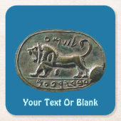 Megiddo Seal Kartonnen Onderzetters (Voorkant)