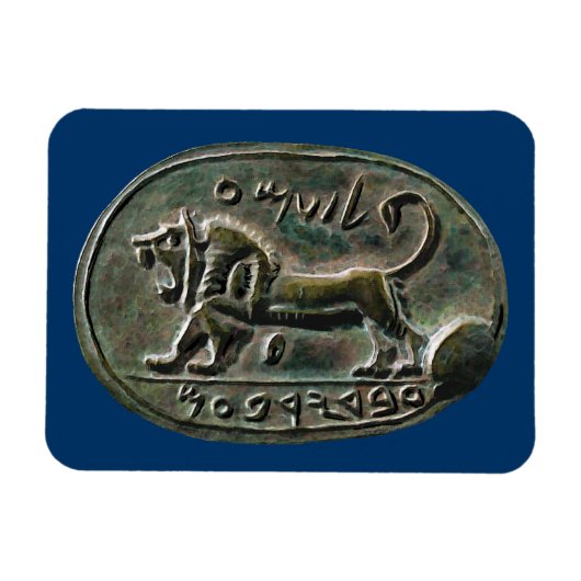 Megiddo Seal Magneet (Horizontaal)
