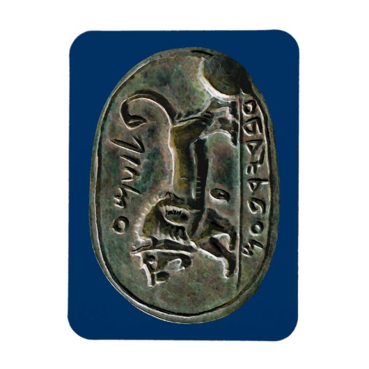 Megiddo Seal Magneet (Verticaal)