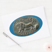 Megiddo Seal Ovale Sticker (Envelop)