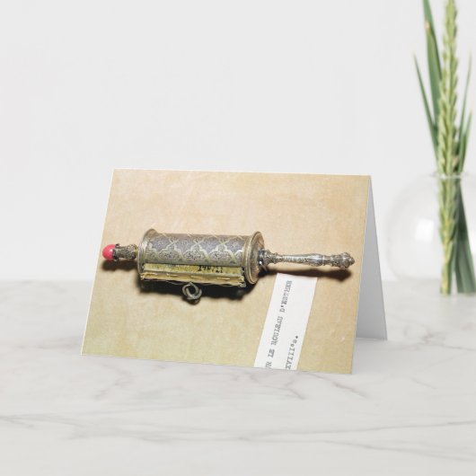 Megillah hoesje, uit de Elzas Kaart (Voorkant)