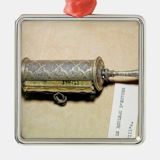 Megillah hoesje uit de Elzas Metalen Ornament (Voorkant)