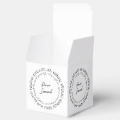 Megillat Esther Quote Hebreeuws voor Mishloach Man Bedankdoosjes (Geopend)