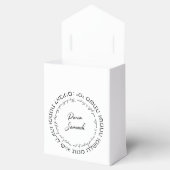 Megillat Esther Quote Hebreeuws voor Mishloach Man Bedankdoosjes (Geopend)