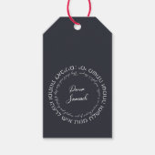 Megillat Esther Quote Hebreeuws voor Mishloach Man Cadeaulabel (Voorkant)