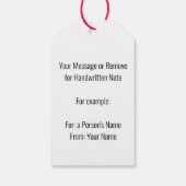 Megillat Esther Quote Hebreeuws voor Mishloach Man Cadeaulabel (Achterkant)