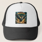 Megoosa illustratie Combo Creature Grappig Trucker Pet (Voorkant)