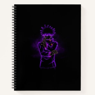Megumi Fushiguro Anime Style Spiral Black Hoesje Notitieboek