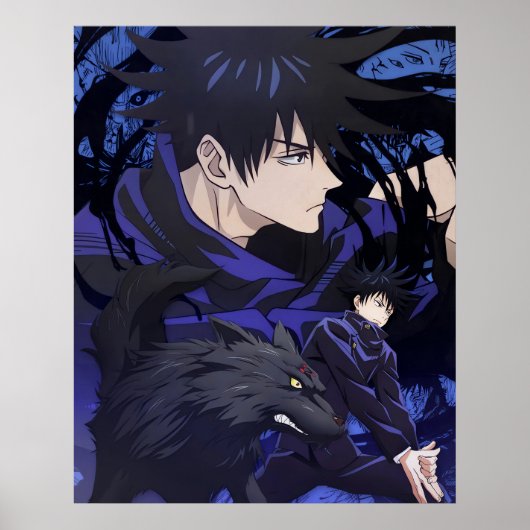 Megumi Fushiguro Poster (Voorkant)