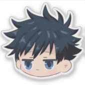 Megumi geïnspireerde chibi sticker (Voorkant)