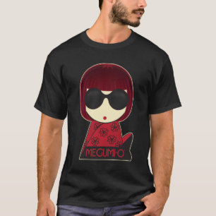 MEGUMI-O Mannen donkere T-shirt