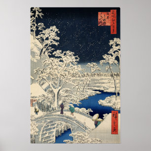 Meguro Drum Bridge en Sunset Hill Poster