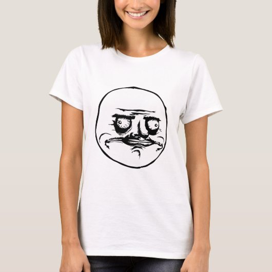 Megusta Meme Face (van reddit, 9gag, 4chan) T-shirt (Voorkant)