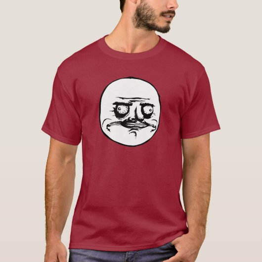 Megusta Meme Face (van reddit, 9gag, 4chan) T-shirt (Voorkant)