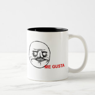 megusta-mok tweekleurige koffiemok