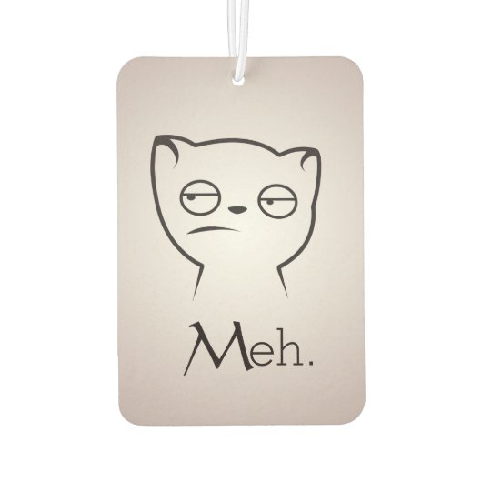 Meh Cat auto luchtverfrisser (Achterkant)