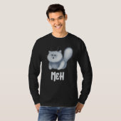 Meh Cat  for Cat  Pet T-shirt (Voorkant volledig)