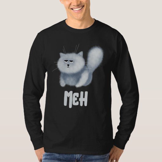 Meh Cat  for Cat  Pet T-shirt (Voorkant)
