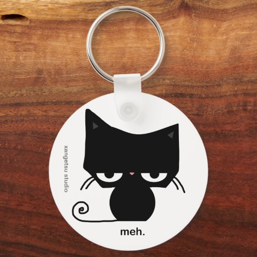 Meh Cat Sleutelhanger (Voorkant)