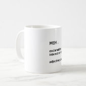 Meh-definitie Koffiemok (Voorkant links)