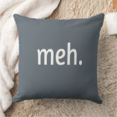 meh. Funny Sarcastic Geek Nerd Cool Gamer Video Kussen (Deken)