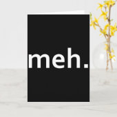 Meh. Grappige Geek Cool Videospel Nerd1  Kaart (Gele Bloem)