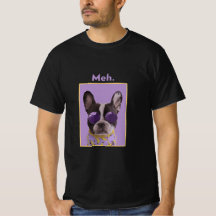 Meh grappige hond meme T-shirt