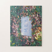 Meh Gravestone Morbid Humor Cemetery Geek Funny Legpuzzel (Verticaal)