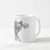 meh grumpy cat party tea mok art (Voorkant rechts)