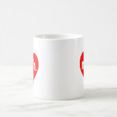 Meh Heart Anti-Valentijnsdag Koffiemok (Center)