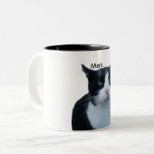 Meh-kat Tweekleurige Koffiemok (Voorkant links)