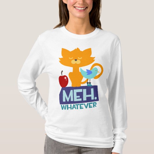 Meh. Lang geslapen Shirt (Voorkant)