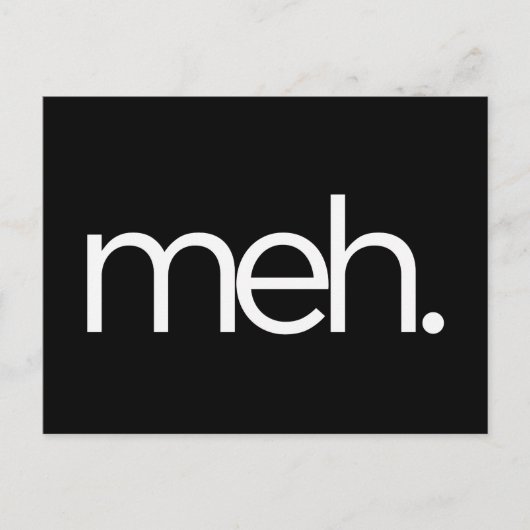 meh meh. briefkaart (Voorkant)