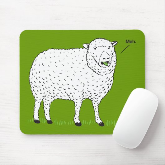 "Meh" Mousepad Muismat (Met muis)
