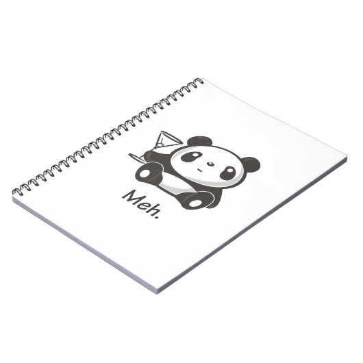 Meh Panda Notitieboek (Linkerzijde)