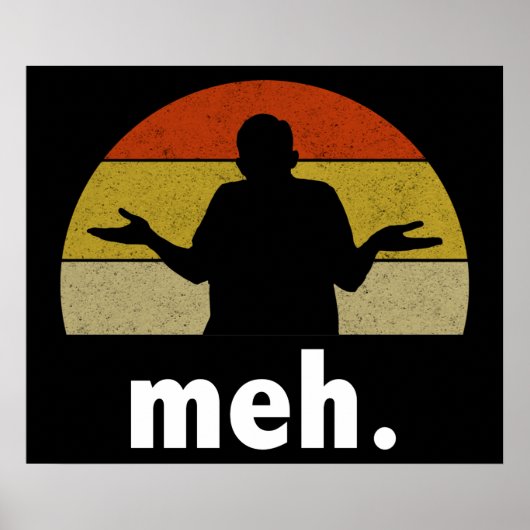 Meh. Poster (Voorkant)