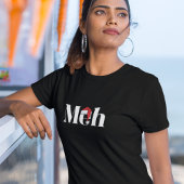 Meh Sarcastische Kerstmis T-shirt