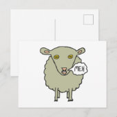 Meh Sheep Briefkaart (Voorkant / Achterkant)