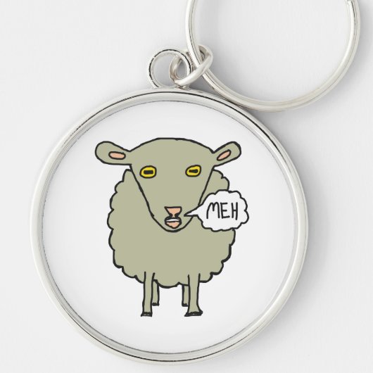 Meh Sheep Sleutelhanger (Voorkant)
