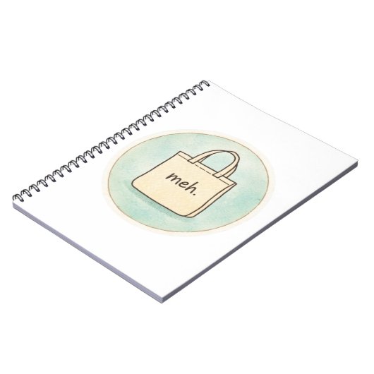 Meh Shopping Tote Notes  Notitieboek (Linkerzijde)